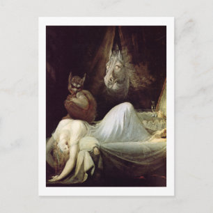 Cartão Postal Fuseli, The Nightmare, c1790