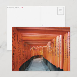 Cartão postal Fushimi Inari, Kyoto, Japão