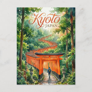 Cartão Postal Fushimi Inari-taisha Japão