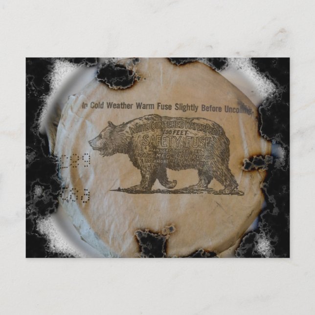 Cartão Postal Fusível do Bodie Queimado (Frente)