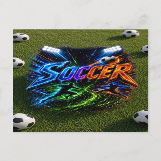 Cartão Postal Futebol (Frente)