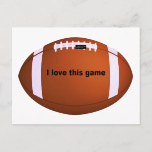 Cartão Postal Futebol americano