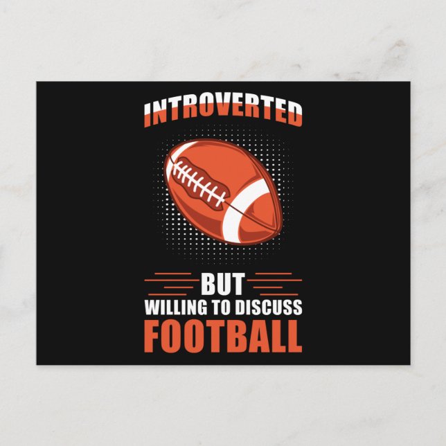 Cartão Postal Futebol americano (Frente)