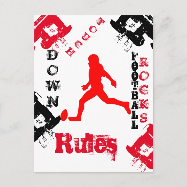 Cartão Postal Futebol Americano (Frente)