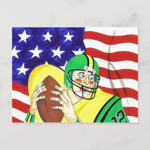 Cartão Postal Futebol americano