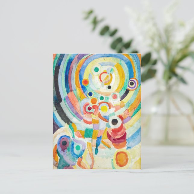 Cartão Postal Futebol Americano | Robert Delaunay | (Em pé/Frente)