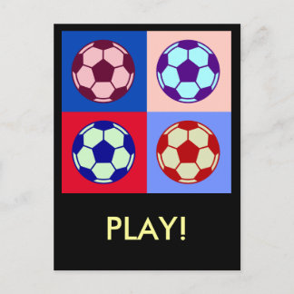Cartão Postal Futebol/ Arte de Futebol