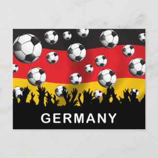 Cartão Postal Futebol da Alemanha