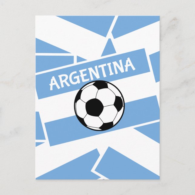 Cartão Postal Futebol da Argentina (Frente)