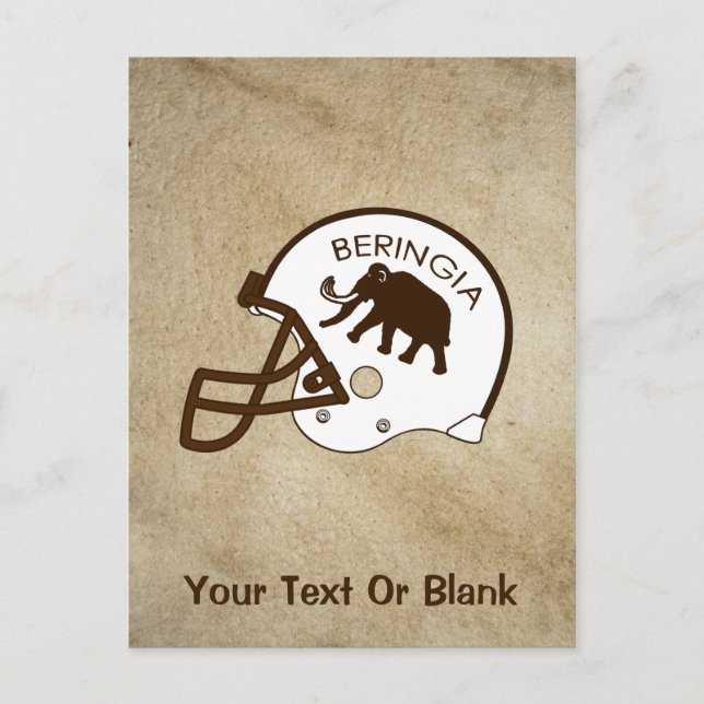 Cartão Postal Futebol da Universidade de Beringia (Frente)