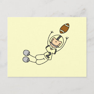 Cartão Postal Futebol de Boneco Amarelo
