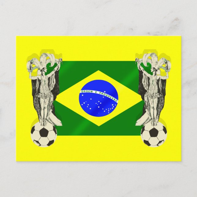 Cartão Postal Futebol de samba fãs de 2010 (Frente)