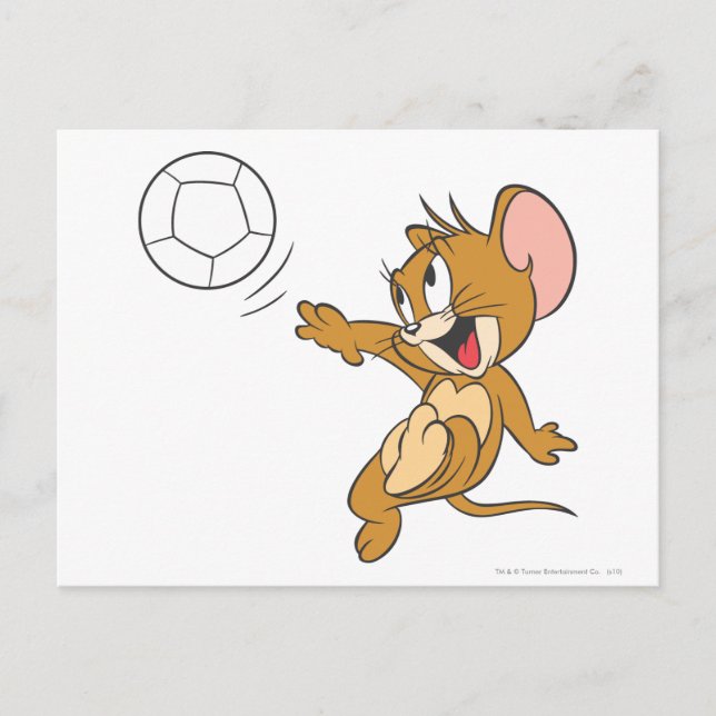 Cartão Postal Futebol de Tom e de Jerry (futebol) 1 (Frente)