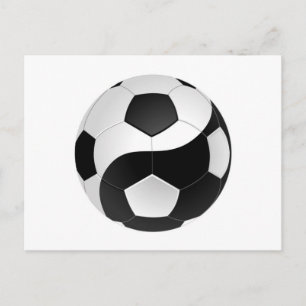 Cartão Postal Futebol de Yin Yang