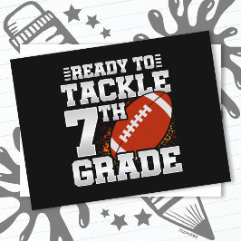 Cartão Postal Futebol do 1º dia de 7 de volta à escola