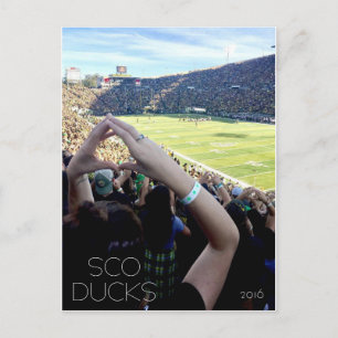 Cartão Postal Futebol do Oregon 2016