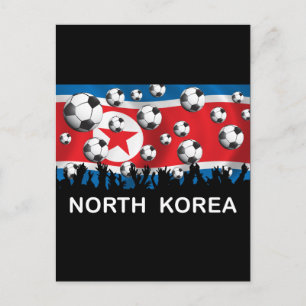Cartão Postal Futebol DPR da Coreia