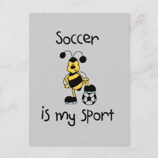 Cartão Postal Futebol é minha camisa de esporte e presentes