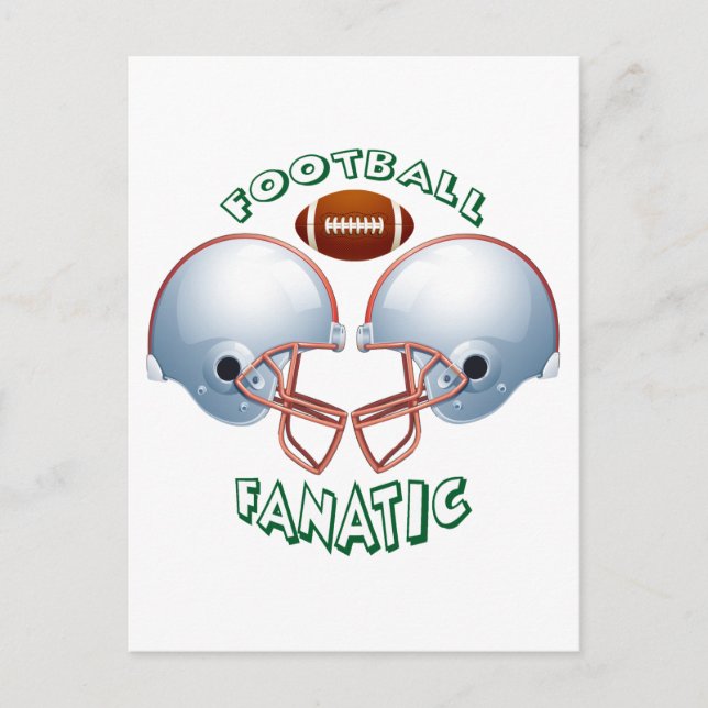 CARTÃO POSTAL FUTEBOL FANÁTICO (Frente)