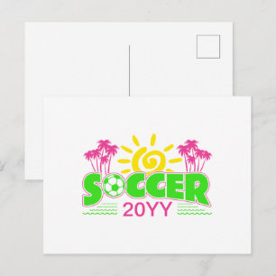 Cartão Postal Futebol Feminino Palmeiras Sol