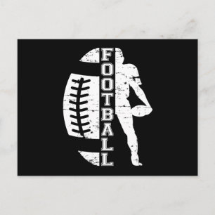 Cartão Postal Futebol Game American Team Funny Gift Idea