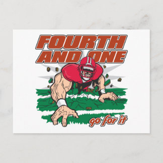 Cartão Postal Futebol Quarto e Um