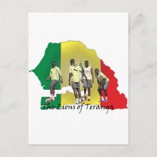 Cartão Postal Futebol Senegal