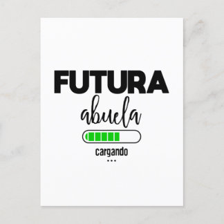 Cartão Postal Futura abuela cargando