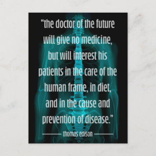 Cartão Postal Futuralista Doutor do Futuro Relacionamento Chirop