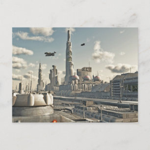 Cartão Postal Futuras ruas de cidades