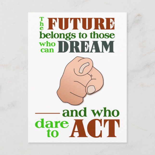 Cartão postal Futuro (Frente)