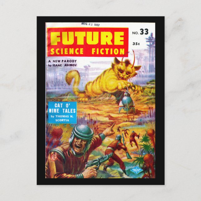 Cartão Postal Futuro junho de 1957_Pulp Art (Frente)