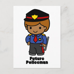 Cartão Postal Futuro Policial - Garoto