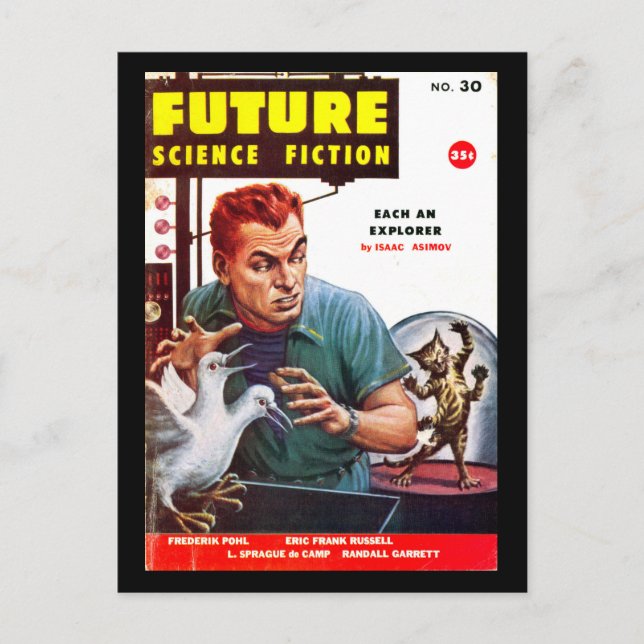 Cartão Postal Futuro setembro de 1956_Pulp Art (Frente)