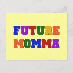 Cartão Postal Futuros Camisetas e presentes da mamãe
