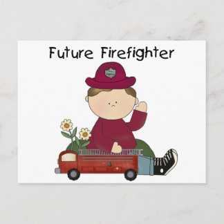 Cartão Postal Futuros Camisetas e presentes de bombeiro