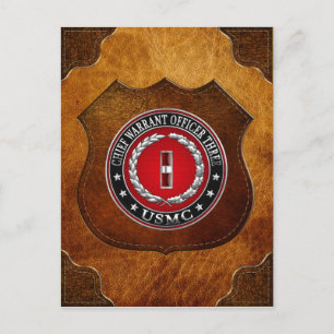 Cartão Postal Fuzileiros dos EUA: Mandado principal três (USMC 