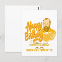 Fyodor Dostoiévski - estilo geométrico elegante