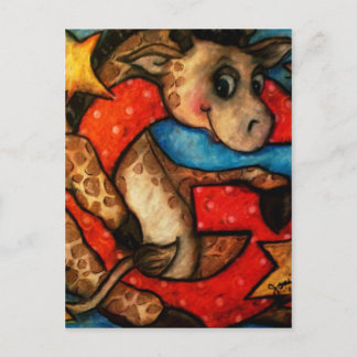 Cartão Postal G é para Giraffe