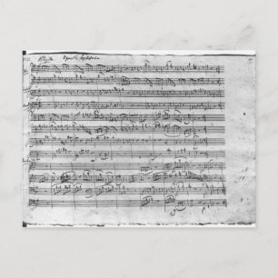 Cartão Postal G major para violino, cravo e violoncelo 3