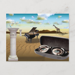 Cartão Postal G Sharp - Surrealismo por Cheryl Daniels