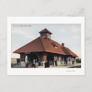 Cartão Postal G T & R Depósito Ferroviário