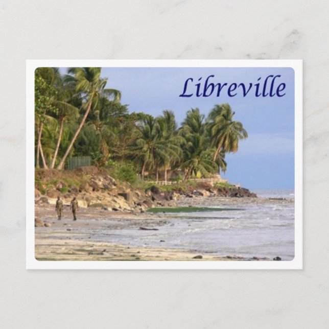 Cartão Postal Gabão - Libreville - (Frente)