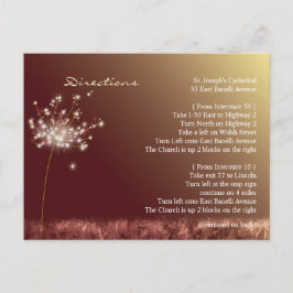 Cartão Postal Gabinete de Alojamento de Direção do casamento out