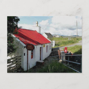 Cartão Postal Gabinete de posto, Balallan, Ilha de Lewis, Escóci