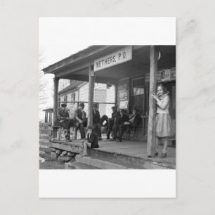 Cartão Postal Gabinete de posto em Nethers, 1935