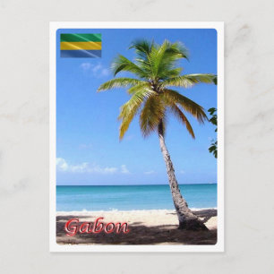 Cartão Postal Gabon - Palmier -