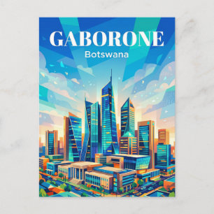 Cartão Postal Gaborone CBD Botsuana