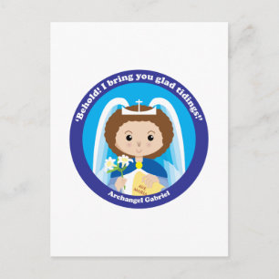 Cartão Postal Gabriel, o Arcanjo