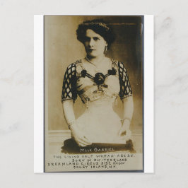 Cartão Postal Gabrielle, a maravilhosa meia-mulher!